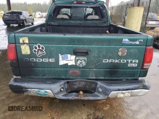 2003 Dodge Dakota SLT with VIN 1D7HL48X03S261436, listed as a Copart auction lot 42317965 with 136,380 mi miles and Salvage Title. Bid and sale history available at carsss.com. Image 6.
