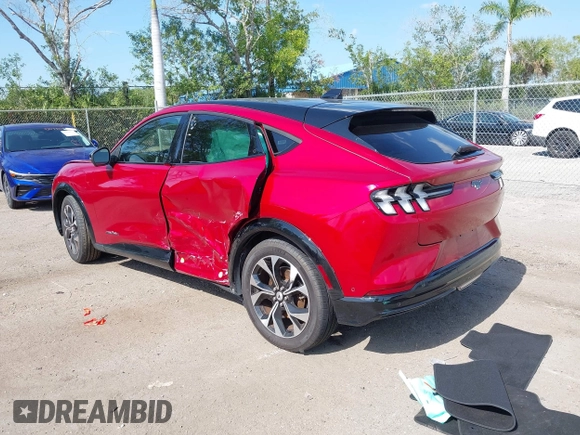 2023 Ford Mustang Mach-E Premium with VIN 3FMTK3SU7PMA97466, listed as a IAAI auction lot 42042779 with 11,016 mi miles and . Bid and sale history available at DreamBid. Image 3.