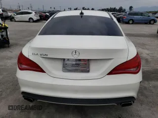 2016 Mercedes-Benz CLA 250 with VIN WDDSJ4EB0GN291609, listed as a Copart auction lot 44596744 with 98,129 mi miles and . Bid and sale history available at DreamBid. Image 6.