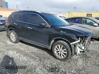 2017 Nissan Rogue SV with VIN 5N1AT2MN2HC826948, listed as a Copart auction lot 47982225 with 116,840 mi miles and Salvage Title. Bid and sale history available at carsss.com. Image 4.