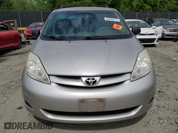 2010 Toyota Sienna CE with VIN 5TDKK4CC1AS294569, listed as a Copart auction lot 55043215 with 158,651 mi miles and Clean Title. Bid and sale history available at DreamBid. Image 5.