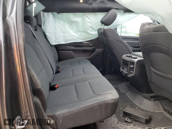 2022 Ram 1500 Big Horn with VIN 1C6SRFMT7NN155488, listed as a Copart auction lot 57314905 with 57,444 mi miles and Non repairable. Bid and sale history available at DreamBid. Image 10.