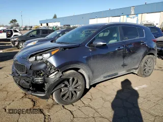2019 Kia Sportage EX with VIN KNDPNCAC6K7564952, listed as a Copart auction lot 87963465 with 35,228 mi miles and Salvage title. Bid and sale history available at DreamBid. Image 1.