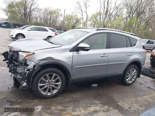 2017 Toyota RAV4 Hybrid Limited with VIN JTMDJREV5HD140010, listed as a IAAI auction lot 41925106 with 97,835 mi miles. Bid and sale history available at carsss.com. Image 15.