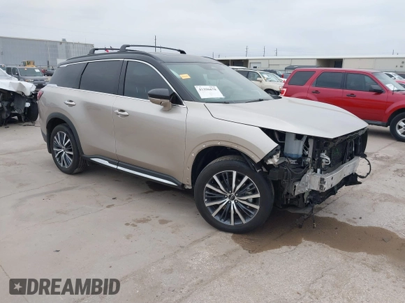 2024 Infiniti QX60 Autograph with VIN 5N1DL1HU0RC353223, listed as a IAAI auction lot 41356678 with 20,047 mi miles and . Bid and sale history available at DreamBid. Image 1.