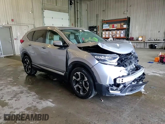 2019 Honda CR-V Touring with VIN 2HKRW2H90KH607364, listed as a Copart auction lot 45844495 with 17,260 mi miles and Salvage Title. Bid and sale history available at carsss.com. Image 14.