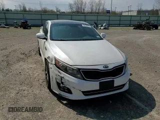 2015 Kia Optima SXL Turbo with VIN 5XXGR4A6XFG369616, listed as a Copart auction lot 54084065 with 155,497 mi miles and Salvage title. Bid and sale history available at DreamBid. Image 14.
