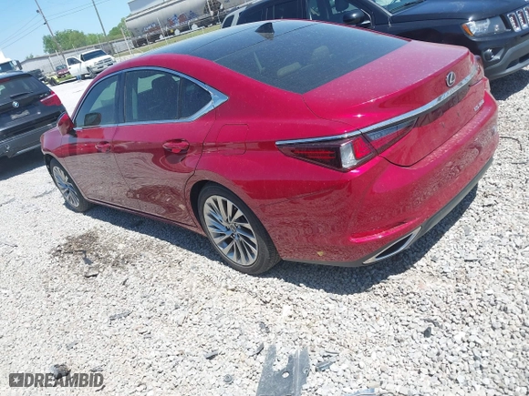 2019 Lexus ES with VIN 58ABZ1B16KU011174, listed as a IAAI auction lot 42032730 with 40,720 mi miles. Bid and sale history available at carsss.com. Image 3.