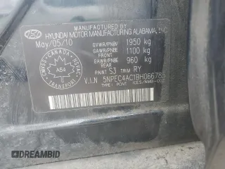 2011 Hyundai Sonata Limited with VIN 5NPEC4AC1BH066785, listed as a Copart auction lot 51503175 with 142,396 mi miles and Salvage Title. Bid and sale history available at DreamBid. Image 13.