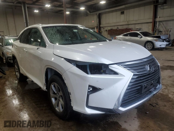 2019 Lexus RX 350 with VIN 2T2BZMCA0KC189263, listed as a Copart auction lot 56400705 with 9,577 mi miles and Salvage title. Bid and sale history available at DreamBid. Image 4.
