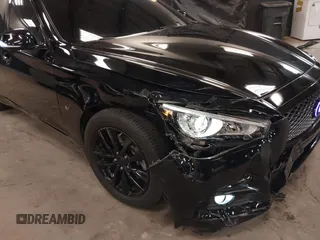 2014 Infiniti Q50 Sport with VIN JN1BV7AR0EM704993, listed as a IAAI auction lot 42492764 with 64,811 mi miles and . Bid and sale history available at DreamBid. Image 6.