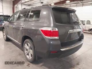 2012 Toyota Highlander Limited with VIN 5TDDK3EH1CS163589, listed as a IAAI auction lot 42598666 with 149,078 mi miles and . Bid and sale history available at DreamBid. Image 3.