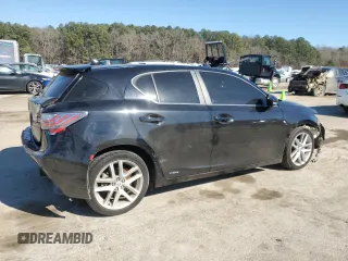 2014 Lexus CT 200h with VIN JTHKD5BH0E2178532, listed as a Copart auction lot 47211995 with 127,509 mi miles and Salvage Title. Bid and sale history available at DreamBid. Image 3.