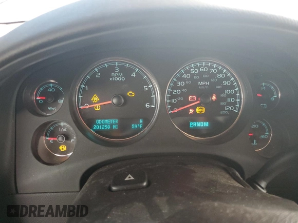 2010 Chevrolet Suburban LS with VIN 1GNUCHE08AR222189, listed as a Copart auction lot 48081244 with 201,258 mi miles and Salvage Title. Bid and sale history available at carsss.com. Image 9.