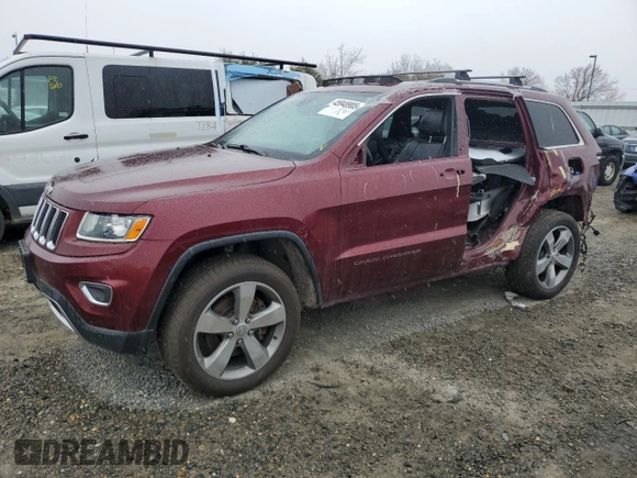 2016 Jeep Grand Cherokee Limited with VIN 1C4RJFBM7GC319718, listed as a Copart auction lot 45948905 with Not provided miles and Salvage title. Bid and sale history available at DreamBid. Image 1.
