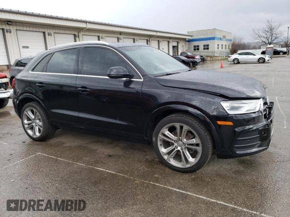 2017 Audi Q3 Premium Plus with VIN WA1JCCFS5HR007386, listed as a Copart auction lot 44959054 with 89,305 mi miles and Salvage title. Bid and sale history available at DreamBid. Image 4.