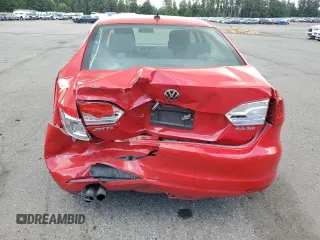 2012 Volkswagen Jetta SE with VIN 3VWDP7AJ8CM451446, listed as a Copart auction lot 61433295 with 134,196 mi miles and Salvage title. Bid and sale history available at DreamBid. Image 6.