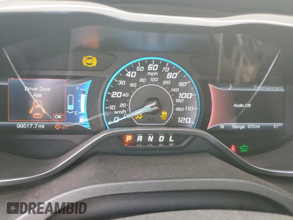 2016 Ford C-Max Energi SEL with VIN 1FADP5CU5GL101994, listed as a Copart auction lot 72451363 with 99,517 mi miles. Bid and sale history available at carsss.com. Image 9.