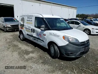 2016 Ram ProMaster City Cargo Tradesman with VIN ZFBERFAT3G6B52083, listed as a Copart auction lot 50864975 with 48,619 mi miles and Salvage title. Bid and sale history available at DreamBid. Image 13.