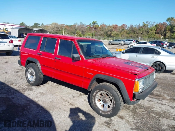 1996 Jeep Cherokee SE with VIN 1J4FT28S0TL225891, listed as a IAAI auction lot 41411705 with 233,983 mi miles and . Bid and sale history available at DreamBid. Image 1.