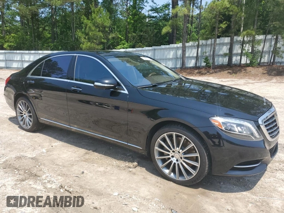 2015 Mercedes-Benz S 550 with VIN WDDUG8FB6FA092891, listed as a Copart auction lot 56431905 with 164,664 mi miles and Salvage title. Bid and sale history available at DreamBid. Image 4.