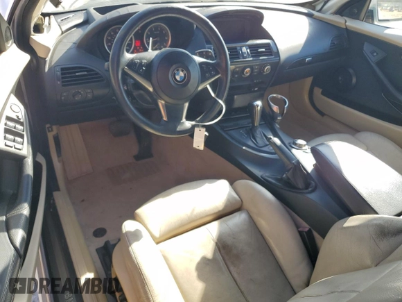 2007 BMW 6 Series 650i with VIN WBAEK13517CN80698, listed as a Copart auction lot 83331764 with 122,563 mi miles and Clean Title. Bid and sale history available at DreamBid. Image 8.