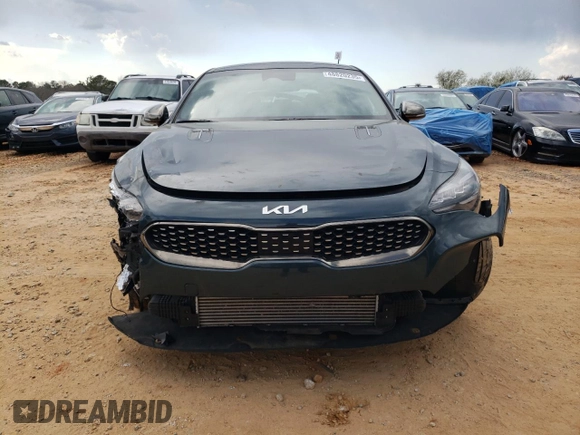 2022 Kia Stinger GT1 with VIN KNAE45LC1N6109985, listed as a Copart auction lot 48820235 with 42,012 mi miles and Salvage Title. Bid and sale history available at DreamBid. Image 5.