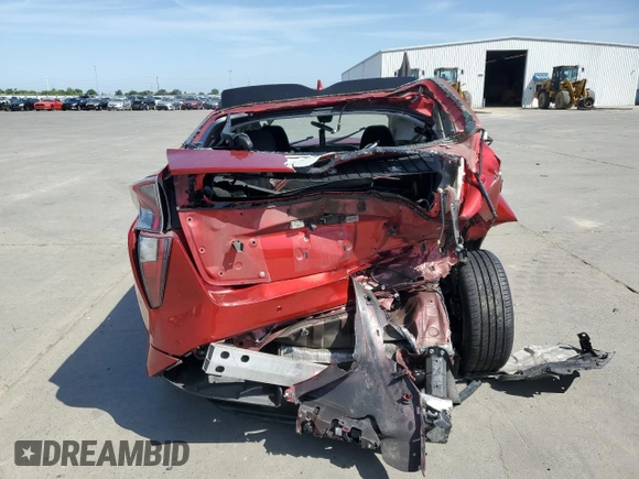 2017 Toyota Prius Two with VIN JTDKBRFUXH3054014, listed as a Copart auction lot 54104105 with 0 mi miles and Salvage Title. Bid and sale history available at carsss.com. Image 6.