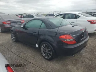 2008 Mercedes-Benz SLK-Class 3.5L with VIN WDBWK56F38F182216, listed as a Copart auction lot 74959864 with 0 mi miles and Salvage Title. Bid and sale history available at carsss.com. Image 2.
