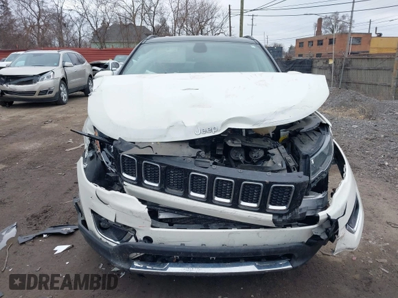 2020 Jeep Compass Limited with VIN 3C4NJDCB8LT209405, listed as a IAAI auction lot 38675190 with 53,381 mi miles and . Bid and sale history available at DreamBid. Image 12.