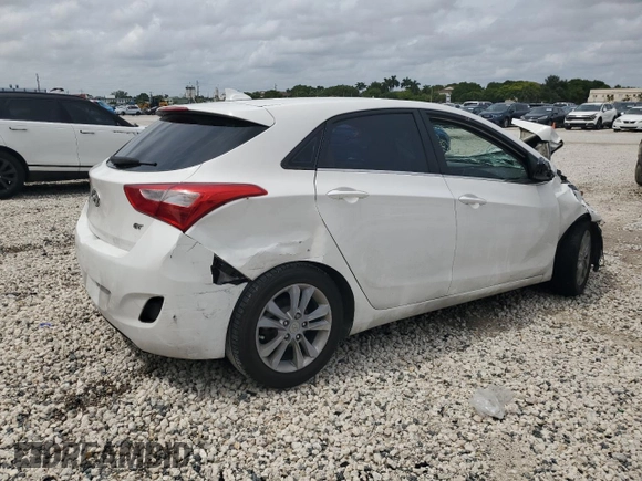 2013 Hyundai Elantra GT with VIN KMHD35LE7DU026988, listed as a Copart auction lot 72933624 with 0 mi miles and Salvage Title. Bid and sale history available at carsss.com. Image 3.