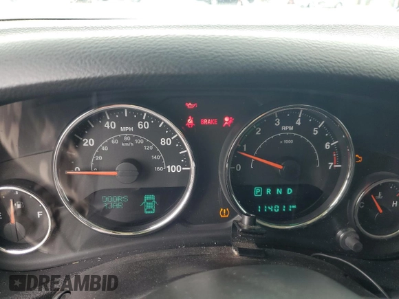 2018 Jeep Wrangler Unlimited Sport S with VIN 1C4BJWDG0JL818800, listed as a Copart auction lot 56648505 with 114,011 mi miles and Salvage Title. Bid and sale history available at DreamBid. Image 9.