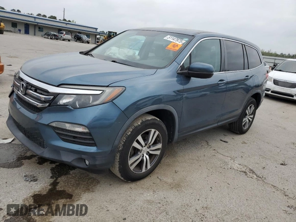 2017 Honda Pilot EX with VIN 5FNYF6H37HB072118, listed as a Copart auction lot 51147975 with 52,703 mi miles and Clean Title. Bid and sale history available at DreamBid. Image 1.