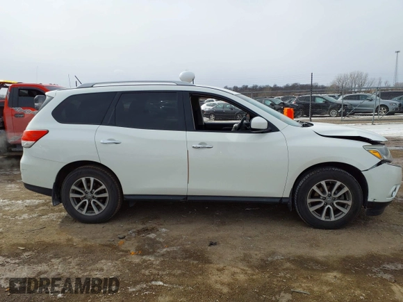 2016 Nissan Pathfinder Platinum z VIN 5N1AR2MM8GC602572, wystawiony jako IAAI lot #41619319 z przebiegiem 81 569 mil mil oraz . Historia ofert i sprzedaży dostępna na DreamBid. Obrazek 14.