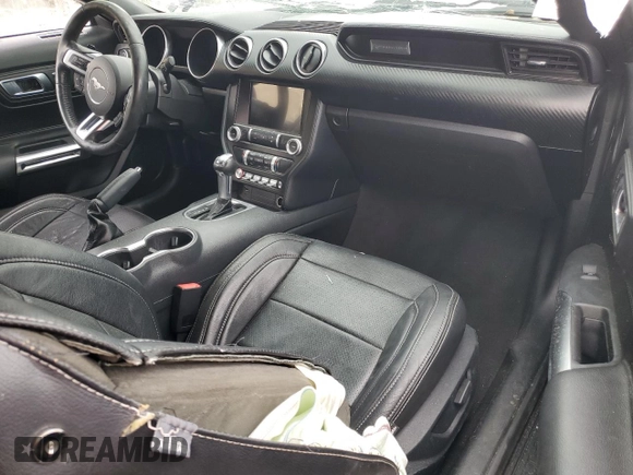 2021 Ford Mustang EcoBoost with VIN 1FA6P8TH4M5151881, listed as a Copart auction lot 49722985 with 56,041 mi miles and Non Repairable. Bid and sale history available at carsss.com. Image 8.