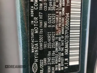 2023 Genesis GV70 2.5T with VIN KMUMADTB7PU088094, listed as a Copart auction lot 53699125 with 23,423 mi miles and Salvage Title. Bid and sale history available at carsss.com. Image 14.