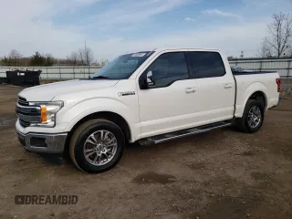 2018 Ford F-150 XL with VIN 1FTEW1CG0JFB96359, listed as a Copart auction lot 53086885 with 156,765 mi miles and Salvage Title. Bid and sale history available at carsss.com. Image 1.