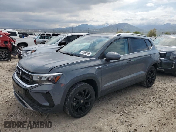 2022 Volkswagen Taos SE с VIN 3VVLX7B23NM062627, выставлен на аукционе Copart как лот 55554365 с пробегом 18 409 миль миль и Списание • Salvage title. История ставок и продаж доступна на DreamBid. Изображение 1.