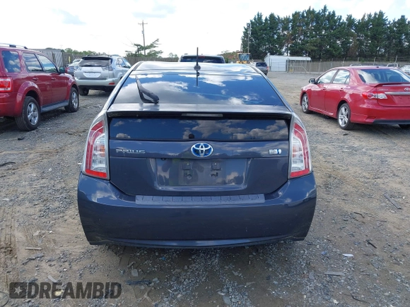 2012 Toyota Prius One with VIN JTDKN3DUXC5410076, listed as a IAAI auction lot 42191581 with 244,502 mi miles. Bid and sale history available at carsss.com. Image 16.