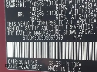 2013 Toyota Sienna XLE with VIN 5TDDK3DC5DS067049, listed as a IAAI auction lot 41650425 with 128,380 mi miles and . Bid and sale history available at DreamBid. Image 9.