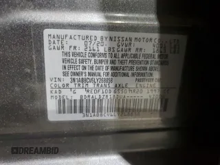 2020 Nissan Sentra SV with VIN 3N1AB8CV6LY268858, listed as a Copart auction lot 42423155 with 92,426 mi miles and Salvage Title. Bid and sale history available at carsss.com. Image 15.