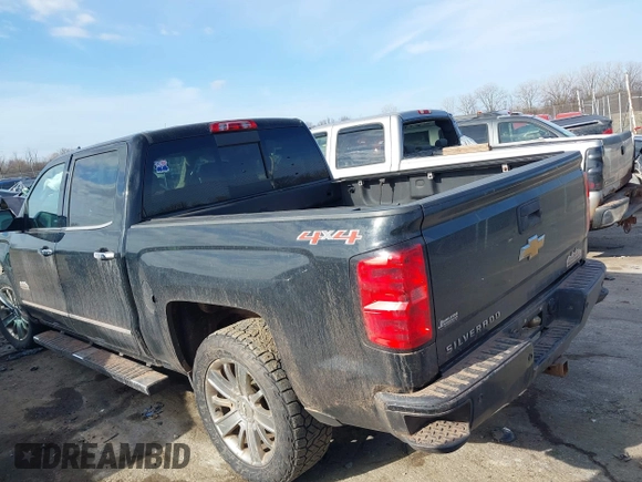 2015 Chevrolet Silverado 1500 High Country with VIN 3GCUKTEC7FG123735, listed as a IAAI auction lot 41769439 with 183,183 mi miles and . Bid and sale history available at DreamBid. Image 3.
