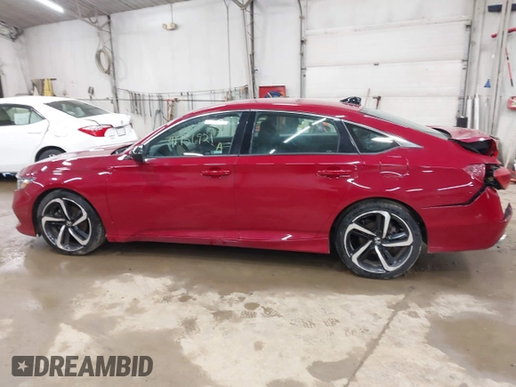 2022 Honda Accord Sedan Sport SE with VIN 1HGCV1F47NA033174, listed as a IAAI auction lot 41956921 with 45,560 mi miles. Bid and sale history available at carsss.com. Image 14.