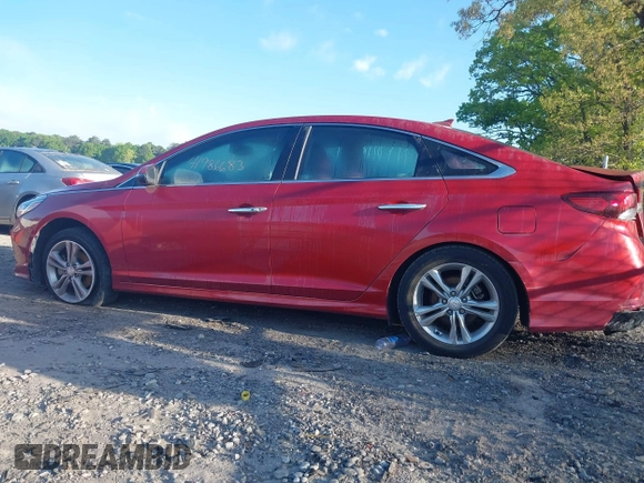 2018 Hyundai Sonata Sport with VIN 5NPE34AF2JH596644, listed as a IAAI auction lot 41986683 with 129,106 mi miles and . Bid and sale history available at carsss.com. Image 14.