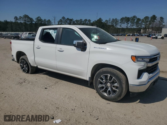 2023 Chevrolet Silverado 1500 LT with VIN 1GCPACED5PZ247013, listed as a Copart auction lot 49098885 with 36,518 mi miles and Salvage Title. Bid and sale history available at DreamBid. Image 4.