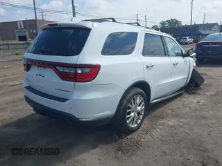 2014 Dodge Durango Citadel z VIN 1C4RDJEG9EC455930, wystawiony jako IAAI lot #42423167 z przebiegiem Nie podano mil oraz . Historia ofert i sprzedaży dostępna na DreamBid. Obrazek 4.