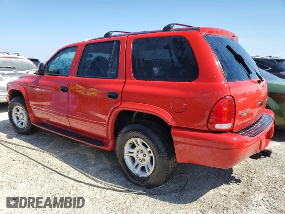 2003 Dodge Durango SLT Plus with VIN 1D4HS58N93F545046, listed as a Copart auction lot 76031144 with 137,333 mi miles and Non repairable. Bid and sale history available at DreamBid. Image 2.