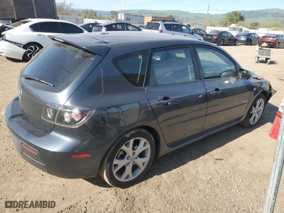2009 Mazda Mazda3 s Touring with VIN JM1BK344991249017, listed as a Copart auction lot 51869355 with 159,183 mi miles and Salvage Title. Bid and sale history available at carsss.com. Image 3.