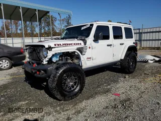 2022 Jeep Wrangler Unlimited Rubicon with VIN 1C4JJXFG2NW125360, listed as a Copart auction lot 76773624 with 22,978 mi miles and Salvage title. Bid and sale history available at DreamBid. Image 1.