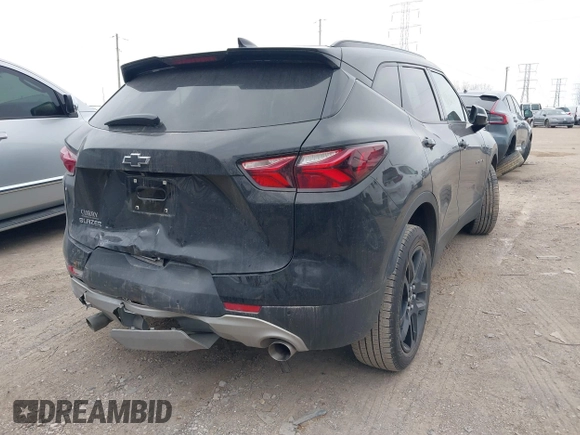 2022 Chevrolet Blazer LT с VIN 3GNKBCR4XNS153938, выставлен на аукционе IAAI как лот 41908603 с пробегом 59 544 миль миль и . История ставок и продаж доступна на DreamBid. Изображение 4.